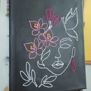 Tablou canvas Blossom Girl, Casă & Stil de viață, Accesorii pentru decorat casa, Picturi murale, Tablouri/picturi pe pânză, Broderie, Pictură, ARTYNOS