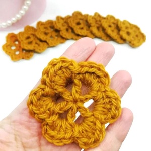 Set 3 flori crosetate , Accessorii si unelte, Accesorii decorative, Alte accesorii, Cusatura, ARTYNOS