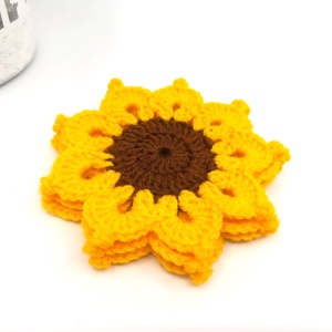 Coaster crosetat, floarea soarelui - Artynos.ro
