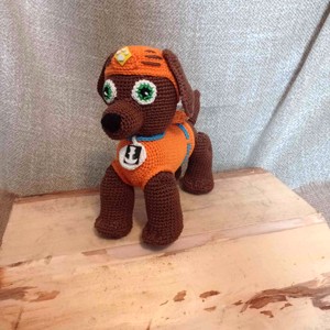 Paw Patrol-Zuma figurină croșetată - Artynos.ro