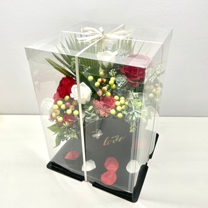 Aranjament floral lux, Trandafiri Sapun, cod AR 36, Casă & Stil de viață, Accesorii pentru decorat casa, Suport de flori, Cutii flori, , Surprinde-o cu un aranjament floral rafinat, de lux, un gest elegant si ofera-i acest aranjament re..., ARTYNOS