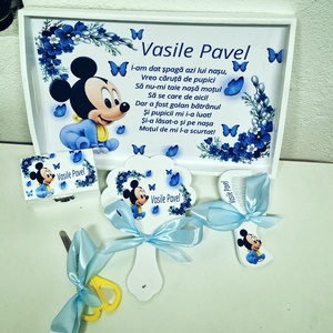 Set mot/turta mickey mouse 5 accesorii - Artynos.ro