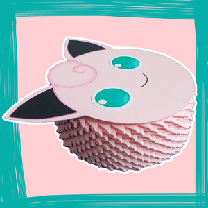Cutie 3D origami Jigglypuff Pokemon - Artynos.ro