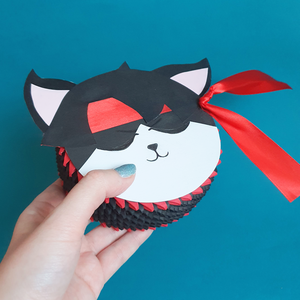 Cutie origami 3D pisică Nyasougi Ace Attorney - Artynos.ro