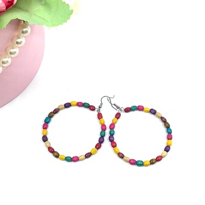 Cercei rotunzi multicolori - Artynos.ro