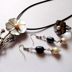 set sidef si perle naturale 46683 - Artynos.ro