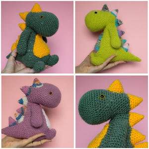 Jucarie customizabila - Dinozaur crosetat  - Artynos.ro