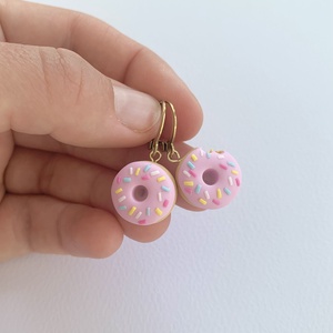Cercei Pink Donuts - Artynos.ro