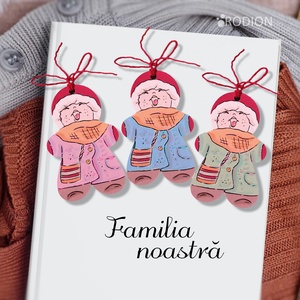 Globuri Craciun pictate manual personalizate cu numele membrilor familiei - Artynos.ro