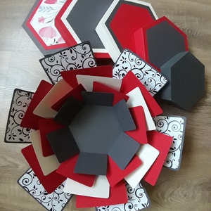 Explosion box Valentine's Day  - Artynos.ro